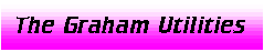 [The Graham Utilities for OS/2 - Version 2.1]